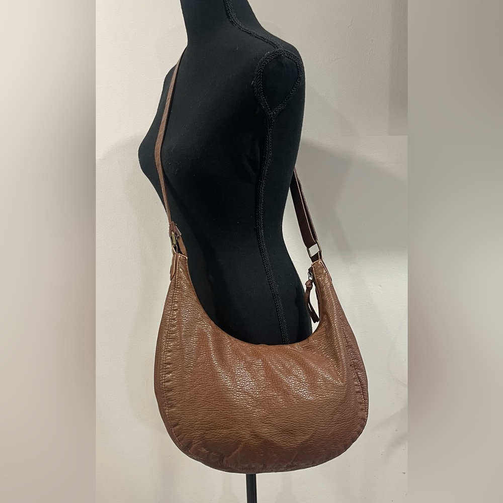 Atmosphere Crossbody Sling Bag Brown